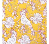 FRANCOISE PAVIOT - Lot de 20 serviettes en papier intissé 40x40 cm Perruche Jaune