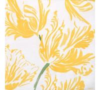 FRANCOISE PAVIOT - Lot de 20 serviettes en papier intissé 40x40 cm Tulipe Jaune