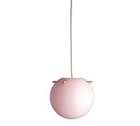 Frandsen Koi Suspension Ø25 Opale Rose/Bâtons de Laiton