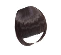 Frange a Clip Cheveux Extensions capillaires synthétiques à Clip avec frange, postiche de haute qualité, accessoires capillaires for femmes, fête quotidienne Fausse Frange(4A)
