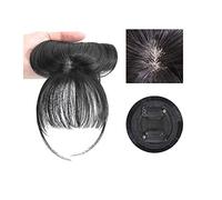 Frange a Clip Cheveux Frange à Clip avant synthétique 3D Air frange frange Extensions de cheveux droite postiche synthétique doux accessoires de cheveux naturels for femmes fille Fausse Frange(1 PC,C-