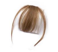 Frange a Clip Cheveux Frange à clipser en cheveux humains - Frange invisible - Fausse frange à clipser for femme - Extensions de cheveux à clipser for un usage quotidien - 1 pièce Fausse Frange(#6)