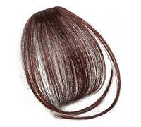 Frange a Clip Cheveux Frange cheveux for femmes pince à frange émoussée frange cheveux humains non-remy frange aérienne frange invisible sans couture indien naturel droit plat frange postiche Fausse F