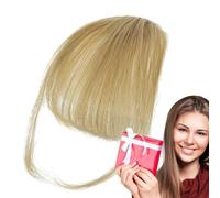 Frange À Clip Cheveux Humains - Extensions De Frange De Cheveux, Française À Clip, 13 Cm 25 Cm Favoris, Plusieurs Couleurs Marron Noir Brun Foncé Cendre Or | Postiche Soigné