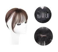 Frange a Clip Cheveux Mini postiche à frange droite à clipser sur le front avec extension de frange vaporeuse fine frange de cheveux à air 3D invisible sans couture frange droite soignée Fausse Frange