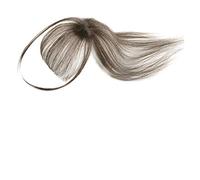 Frange a Clip Cheveux Naturel,Fausse Frange Coup de coiffe Neat Bangs dans des extensions de cheveux Coups de cheveux Bangs de cheveux Coupes sur des cheveux réels sur le bandeau rouge-brun rouge (Co