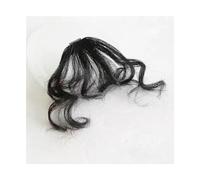 Frange a Clip Cheveux Pince à frange synthétique bouclée et lisse, Style naturel, noir, marron foncé, marron clair, fibre synthétique résistante à la chaleur, adaptée aux femmes Fausse Frange(T1B/613)