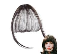 Frange à Clip - Fausse Frange à Clip | Extensions de cheveux à clips avec frange naturelle, faciles à porter au quotidien, pour femmes, fête, rendez-vous, mariage