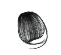 Frange a Clip Faux Air frange Extension de cheveux synthétiques lumière douce Air cheveux frange pince sur Extension de cheveux faux cheveux raides frange frange pour le quotidien ou pour se déguiser(