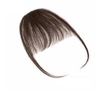 Frange a Clip Frange à clipser en cheveux humains - Frange invisible - Fausse frange à clipser for femme - Extensions de cheveux à clipser for un usage quotidien - 1 pièce pour le quotidien ou pour se