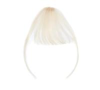 Frange a Clip Frange à clipser en cheveux humains - Frange invisible - Fausse frange à clipser for femme - Extensions de cheveux à clipser for un usage quotidien - 1 pièce pour le quotidien ou pour se