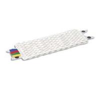 Frange bandes diagonales en microfibre en polyamide UltraSpeed Mini - Dim. L36 x H14 x P1 cm blanc G