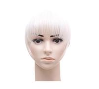 Frange Cheveux Bang Hair Bangs Noir Brun Auburn Rouge Clip sur Frange de Cheveux Synthétiques Clip En Bangds for Femmes Extensions de cheveux(B3 60)