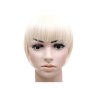 Frange Cheveux Bang Hair Bangs Noir Brun Auburn Rouge Clip sur Frange de Cheveux Synthétiques Clip En Bangds for Femmes Extensions de cheveux(B3 613)