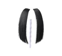 Frange Cheveux Clip synthétique en frange princesse coupe deux côtés frange plate Extension à clipser cheveux naturels frange postiche for les femmes Extensions de cheveux(2)