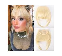Frange Cheveux Extensions de cheveux synthétiques à Clip, frange frangée, faux cheveux naturels, frange émoussée for femmes, accessoires capillaires à usage quotidien Extensions de cheveux(613)