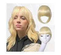 Frange Cheveux Frange à Clip marron cendré, frange épaisse avec branches, postiches for femmes, Extensions de cheveux for usage quotidien Extensions de cheveux(NLH1007-10)