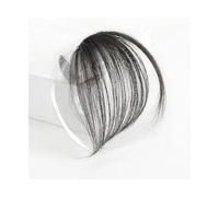 Frange Cheveux Perruque à frange oblique, front naturel, frange à Air partielle, fausse frange Invisible sans couture for femme Extensions de cheveux(T1B/613)