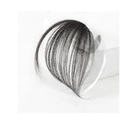 Frange Cheveux Perruque à frange oblique, front naturel, frange à Air partielle, fausse frange Invisible sans couture for femme Extensions de cheveux(1B/27HL)
