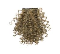 Frange Cheveux Perruque bouclée frange for femmes noires courte Afro crépus bouclés frange Clip en frange utilisation quotidienne Extensions de cheveux(197-108)