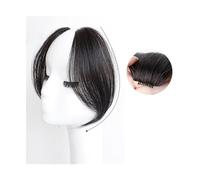 Frange Cheveux Synthèse fausse frange femme naturelle mi-point huit caractères frange Extension sans couture français Oblique frange front perruque Extensions de cheveux(ABW589)