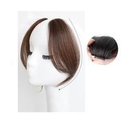 Frange Cheveux Synthèse fausse frange femme naturelle mi-point huit caractères frange Extension sans couture français Oblique frange front perruque Extensions de cheveux(ABW591)