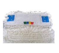 Frange coton boucle 40cm 2 poches languette Marchand Brosserie
