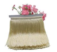 Frange de Tissu 10/15/20/30cm Yard Lace Trim Tassel Fringe DIY Latin Dress Stage Clothes Accessories Decorative Tassels For Curtains(Color 6,20cm)