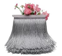 Frange de Tissu 10/15/20/30cm Yard Lace Trim Tassel Fringe DIY Latin Dress Stage Clothes Accessories Decorative Tassels For Curtains(Color 15,10cm)