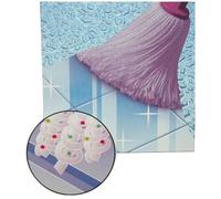 Frange en microfibre + adaptateur - lilas