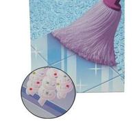 Mery Frange microfibre 136 g pour seau bi-bac 26 cm Tête extra-large Lilas avec adaptateur fileté