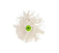 Frange Espagnole 220 g en Coton - Mèches Fines Ultra Absorbantes - Serpillière Professionnelle Sols Intérieurs - Compatible Balais Standards - Nettoyage Intensif et Durable