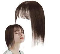 Frange frontale pour femme, frange d'air - Frange sur le front avec fausse frange pour frange fine | Frange de coiffure pour femme pour sortir ensemble, trajet quotidien, performanc