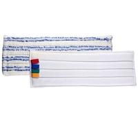 Frange Microfibre blanche 40cm velcro Tampel