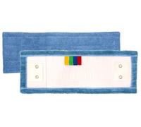 Frange microfibre bleue 40 cm microfibres bleue ,poches languettes TAMPEL Le lavage