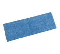 Frange microfibre bleue 50 cm microfibres bleue,poches + languettes - LAM 80950