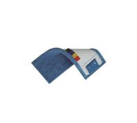 Frange microfibre bleue micro+ languettes poches œillets 40 cm BOUSSEMART