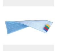 FRANGE MICROFIBRE BLEUE VELCRO TRAPEZE 40 cm - pour lavage à plat