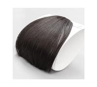 Frange Pince À Cheveux Perruque Synthétique Air Bangs Femmes Naturel Court Brun Blond Noir Faux Cheveux Extension De Frange Clip en Frange(Color:A)