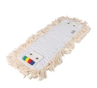 Frange polycoton pour système de lavage à plat à poches et à languettes 43 cm