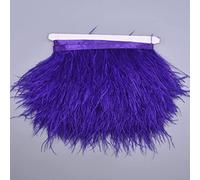 Franges en Plumes, Ruban de Plumes Queue, Frange, Accessoire Artisanal Garniture 5 mètres Long et 4 Pouces Large(No. 8)