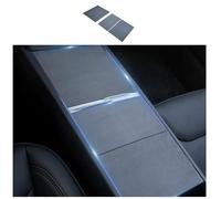 frani Housse de console centrale (édition en daim) conçue pour Tesla Model 3 Highland 2024-2026/Model Y Juniper 2025-2026, housse de console centrale Tesla pour Model 3/Y Refresh