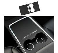 frani Revêtement de console centrale (édition noir mat) conçu pour Tesla Model 3/Y 2021-2024, housse de console centrale Tesla pour modèle 3/Y (pas pour le modèle 3 Highland 2024)