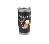 Frank And Stein Chemise de bière allemande pour la bière Gobelet isotherme en acier inoxydable double paroi