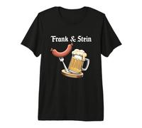 Frank and Stein Chemise de bière Allemande pour la bière T-Shirt Haut de Gamme