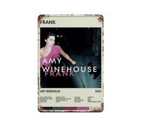 Frank by Amy Winehouse Peinture sur feuille de fer Peinture sur feuille de fer Poster rouille Personnages décoratifs Film Feuille de fer Artiste Maison Décorative Style de peinture 4130 x 20 cm