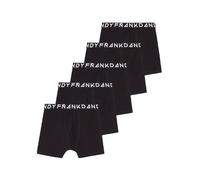 Frank Dandy 5-p Basic Boxer, Noir, M (Lot de 5) Hommes