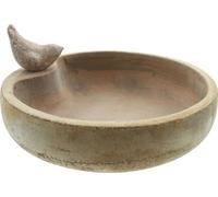 FRANK FLECHTWAREN Bac à oiseaux Terracotta Ø 32 x 8 cm, Idéal par temps chaud pour la petite faune !