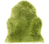 FRANK FLECHTWAREN Fourrure synthétique Vert tendance, moderne, polyvalente, env. 65 x 90 cm