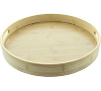 FRANK FLECHTWAREN, Plateau en bambou, rond, dimensions : Ø 38 x 5 cm